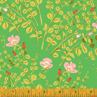Heather Ross 20th Anniversary, Nanny bee in Green, by Heather Ross