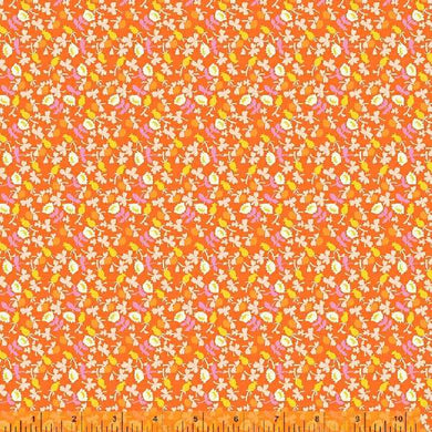Lucky Rabbit, Calico in Red Orange by Heather Ross for Windham Fabrics, per half-yard