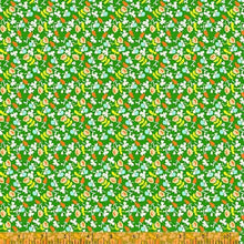 Load image into Gallery viewer, Lucky Rabbit, Calico in Green by Heather Ross for Windham Fabrics, 24&quot; (LAST PIECE)