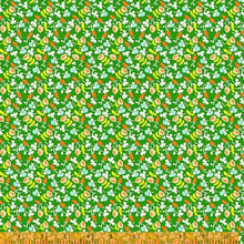 Load image into Gallery viewer, Lucky Rabbit, Calico in Green by Heather Ross for Windham Fabrics, per half-yard