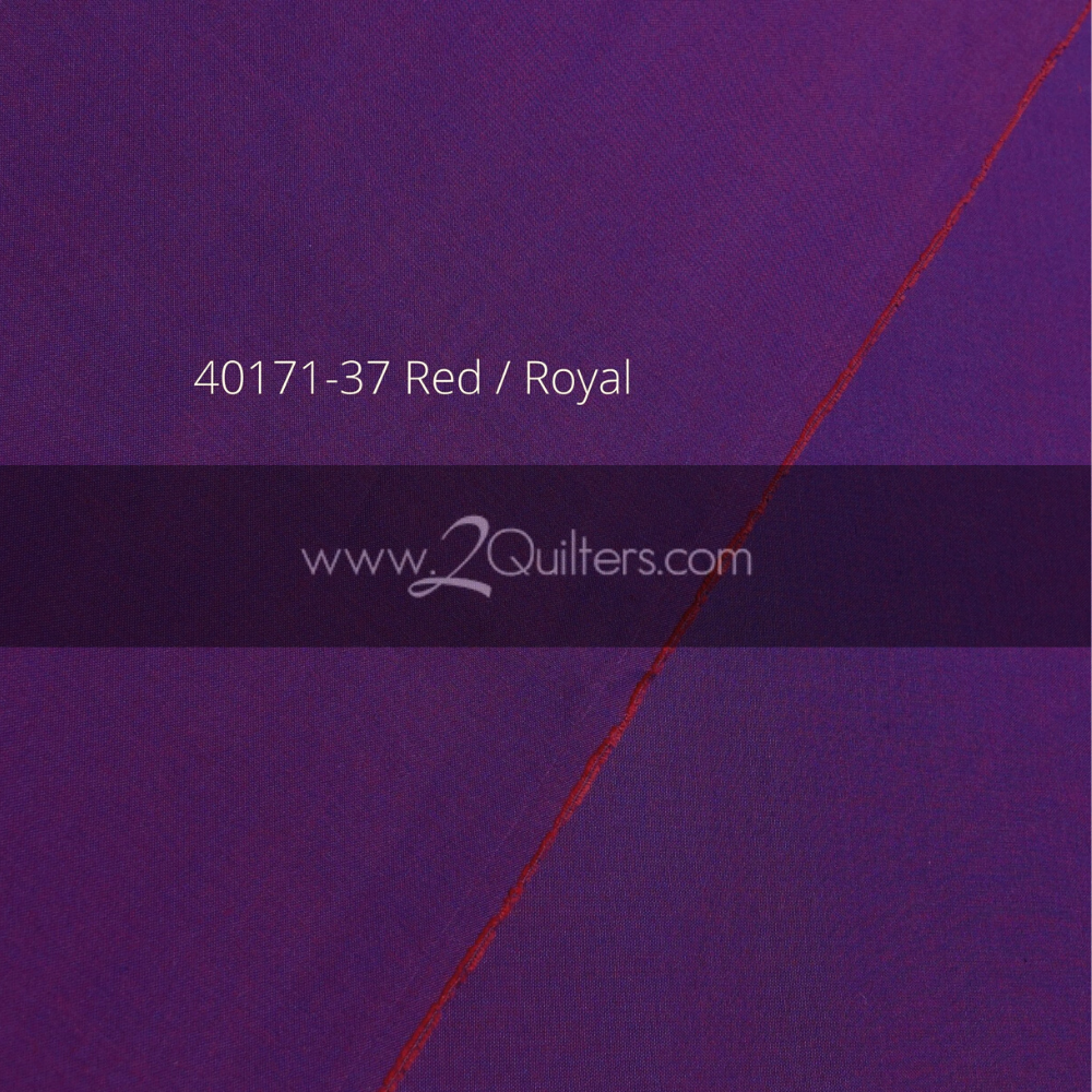 Artisan Cotton, Red-Royal, per half-yard