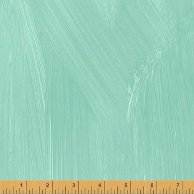 Colorwash by Carrie Bloomston, Textured Solid in Sea Glass, per half-yard