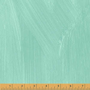 Colorwash by Carrie Bloomston, Textured Solid in Sea Glass, per half-yard