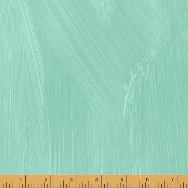 Colorwash by Carrie Bloomston, Textured Solid in Sea Glass, per half-yard