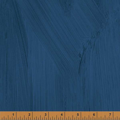 Colorwash by Carrie Bloomston, Textured Solid in Indigo, per half-yard