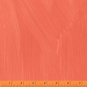 Colorwash by Carrie Bloomston, Textured Solid in Watermelon, per half-yard
