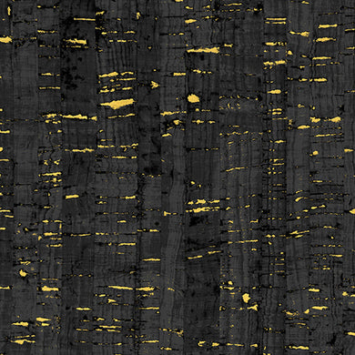 Uncorked Metallic, Black Metallic Cork Print, Windham Fabrics, 21