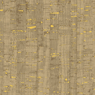 Uncorked Metallic, Taupe Metallic Cork Print, Windham Fabrics, per half yard