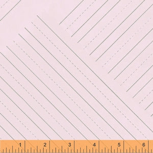 *Closeout Sale* Jot, Penmanship in Peony, per half-yard