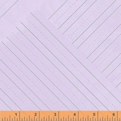 *Closeout Sale* Jot, Penmanship in Thistle, per half-yard