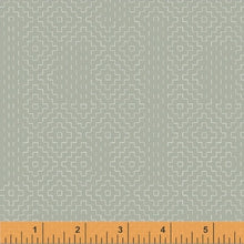 Load image into Gallery viewer, *Closeout Sale* Night Song, Kaki No Hana in Steel, per half-yard