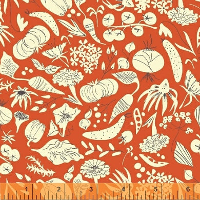 *Closeout Sale* Mazy, Bounty in Heirloom by Dylan Mierzwinski, per half-yard