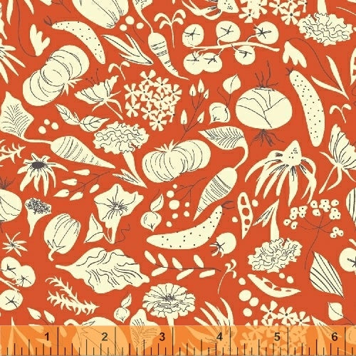 *Closeout Sale* Mazy, Bounty in Heirloom by Dylan Mierzwinski, per half-yard