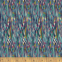 Load image into Gallery viewer, Solstice, Bamboo - Blue by Sally Kelly, per half-yard