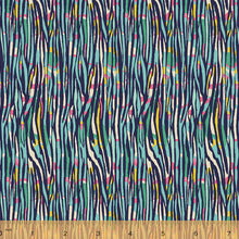 Load image into Gallery viewer, Solstice, Bamboo - Blue by Sally Kelly, 29&quot; (End of Bolt)