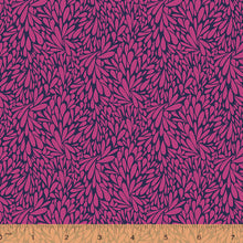 Load image into Gallery viewer, Solstice, Leafy - Fuchsia by Sally Kelly, per half-yard