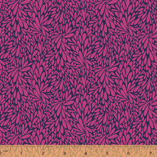 Load image into Gallery viewer, Solstice, Leafy - Fuchsia by Sally Kelly, per half-yard
