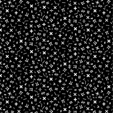It's Elementary, Math in Mono, Windham Fabrics, per half yard