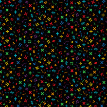 Load image into Gallery viewer, *Closeout Sale* It&#39;s Elementary, Math in Black, Windham Fabrics, 49&quot; (LAST PIECE)