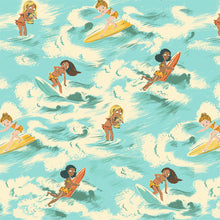 Load image into Gallery viewer, Malibu, Sayulita Linen Cotton in Aquamarine, Windham Fabrics, per half-yard