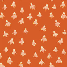Load image into Gallery viewer, Malibu, Sea Turtles in Orange, Windham Fabrics, per half-yard