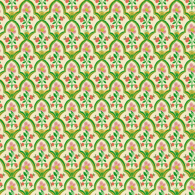 Malibu, Wood Block in Mustard, Windham Fabrics, per half-yard