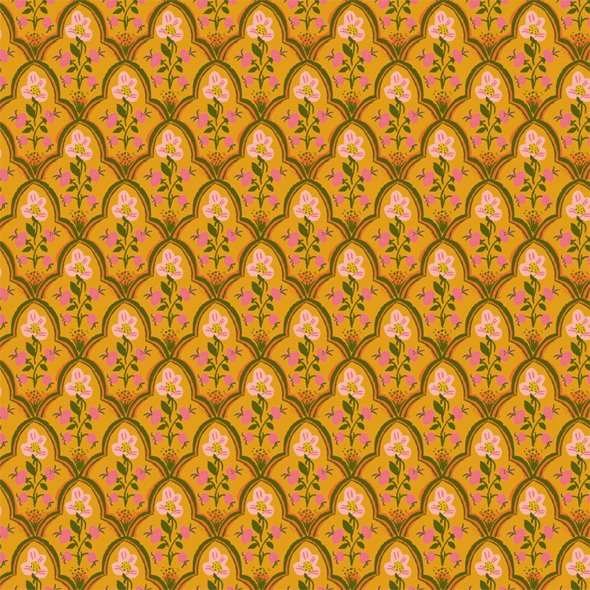 Malibu, Wood Block in Olive, Windham Fabrics, per half-yard