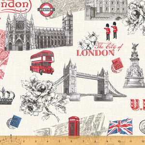 London, The City of London, Windham Fabrics, per half yard
