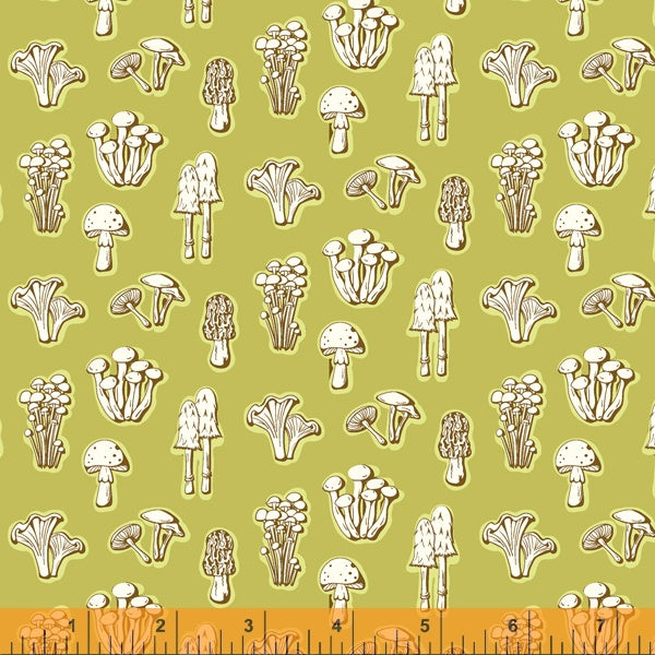 Summer School, Mushrooms in Sprout, per half-yard