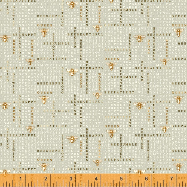 Summer School, Bee humble in Birch, per half-yard