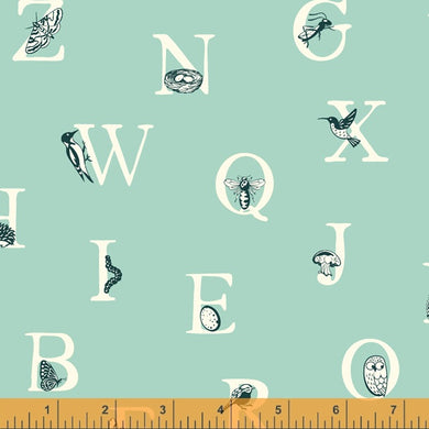 Summer School, Alphabet in Birds egg, per half-yard