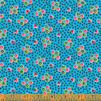 Five and Ten by Denyse Schmidt, Pop Posey in Blue, per half-yard