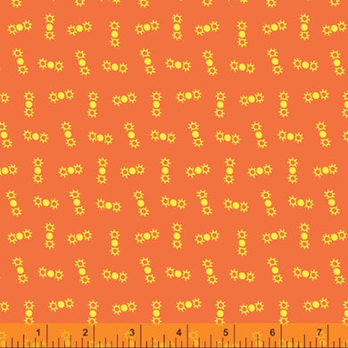 Five and Ten by Denyse Schmidt, Ding Dong in Orange, per half-yard