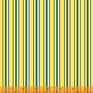 Five and Ten by Denyse Schmidt, Candy Stripe in Yellow, per half-yard
