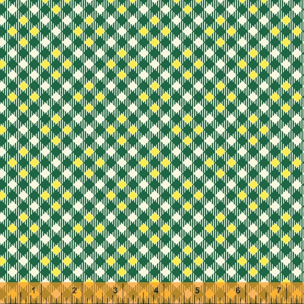 Five and Ten by Denyse Schmidt, Pixy Plaid in Dark Green, per half-yard