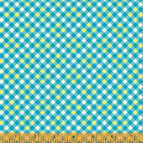 Five and Ten by Denyse Schmidt, Pixy Plaid in Blue, per half-yard