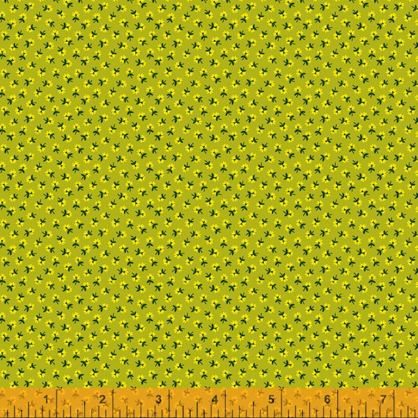Five and Ten by Denyse Schmidt, Itty Bitty in Lime, per half-yard