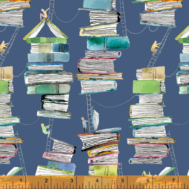Read, Short Stack in Blue, per half-yard