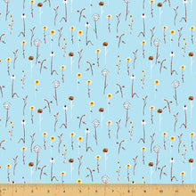 Load image into Gallery viewer, Far Far Away 3, Wildflowers in Light Blue, by Heather Ross for Windham Fabrics, per half-yard