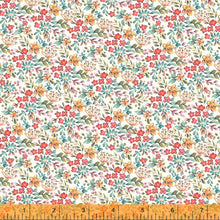 Load image into Gallery viewer, Farm Meadow, Tiny Florals in Ivory, per half-yard