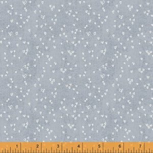 Forest Fairies, Tiny hearts in Grey, per half-yard