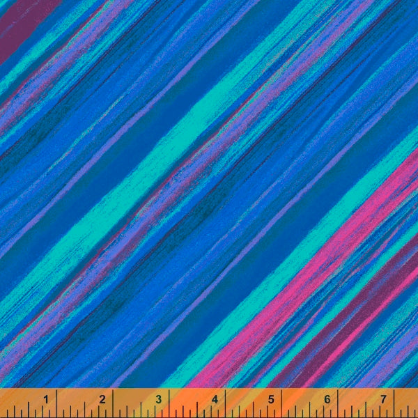 Vista, Deep Blue by Grant Haffner for Windham Fabrics, per half yard