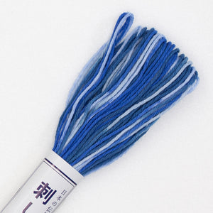 Olympus Sashiko Thread - 3 Ombre Colours (20m skein), Select Colour