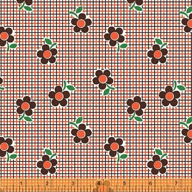 Darling by Denyse Schmidt, Posey Plaid in Nut, per half-yard