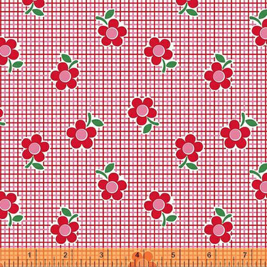 Darling by Denyse Schmidt, Posey Plaid in Zinnia, per half-yard
