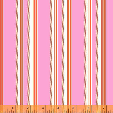 Darling by Denyse Schmidt, Chevron Stripe in Pink, per half-yard