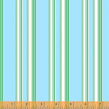 Load image into Gallery viewer, Darling by Denyse Schmidt, Chevron Stripe in Light Blue, per half-yard