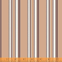 Load image into Gallery viewer, Darling by Denyse Schmidt, Chevron Stripe in Tan, per half-yard