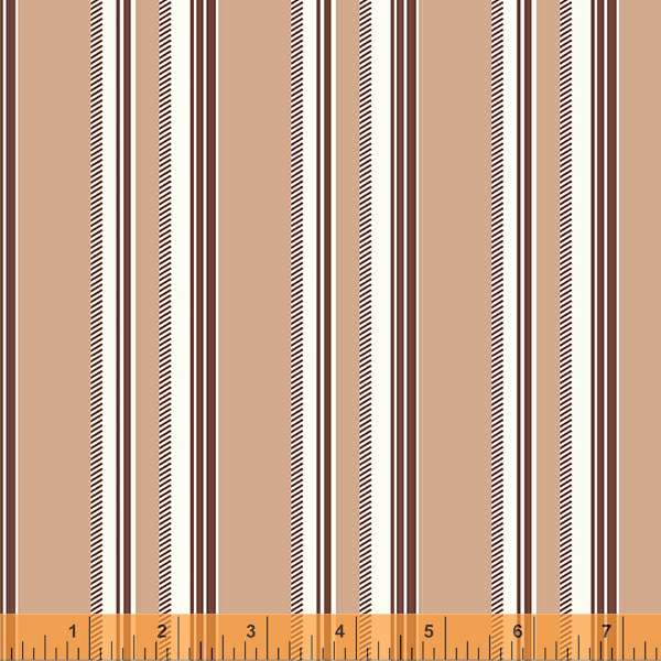 Darling by Denyse Schmidt, Chevron Stripe in Tan, per half-yard