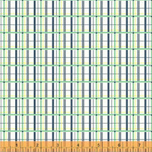 Load image into Gallery viewer, Darling by Denyse Schmidt, Sparse Plaid in Light Green, per half-yard